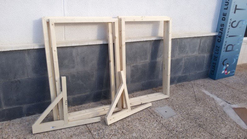 BASTIDOR EN MADERA DESMONTABLE. Cambiar impresiones = nuevas ideas 20170127_164447.jpg