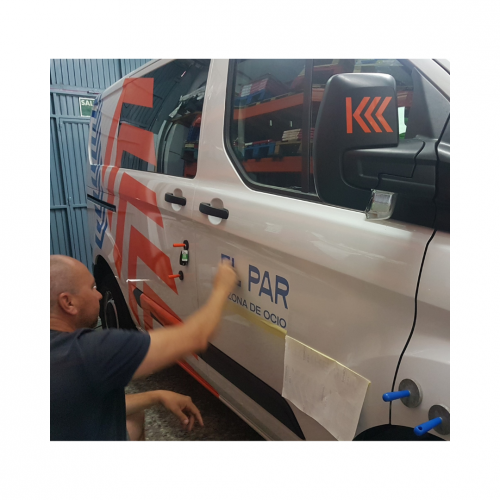 Rotulación de Vehículo Xpress para nueva Zona de Ocio El Parking de Torrevieja
