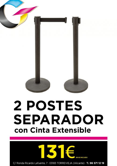 POSTES PARA DISTANCIA DE SEGURIDAD