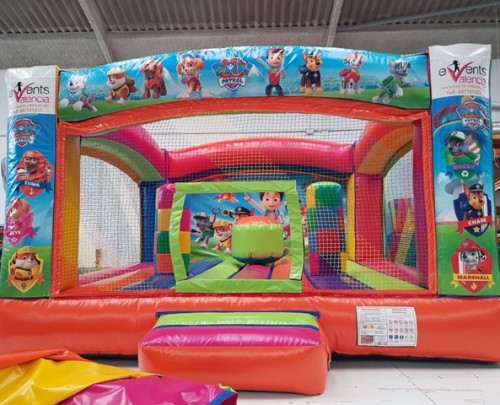 CASTILLO PATRULLA CANINA 4m ancho 4m largo 2,70m alto