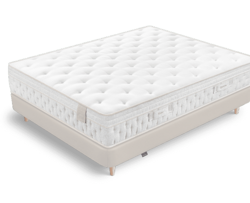 TITAN es un colchón de muelles ensacados que pone 1800 muelles ensacados a disposición de tu descanso, que te permitirá disfrutar de la máxima precisión ergonómica y de una total independencia de lechos. Altura 32cm
