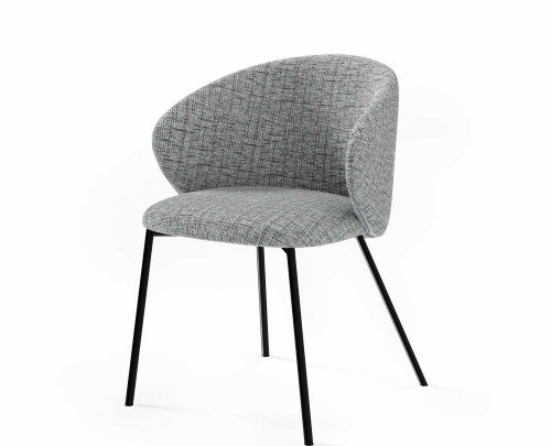 Silla MERIDA gris Somcasa