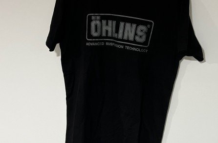 CAMISETA OHLINS NEGRA TALLA L