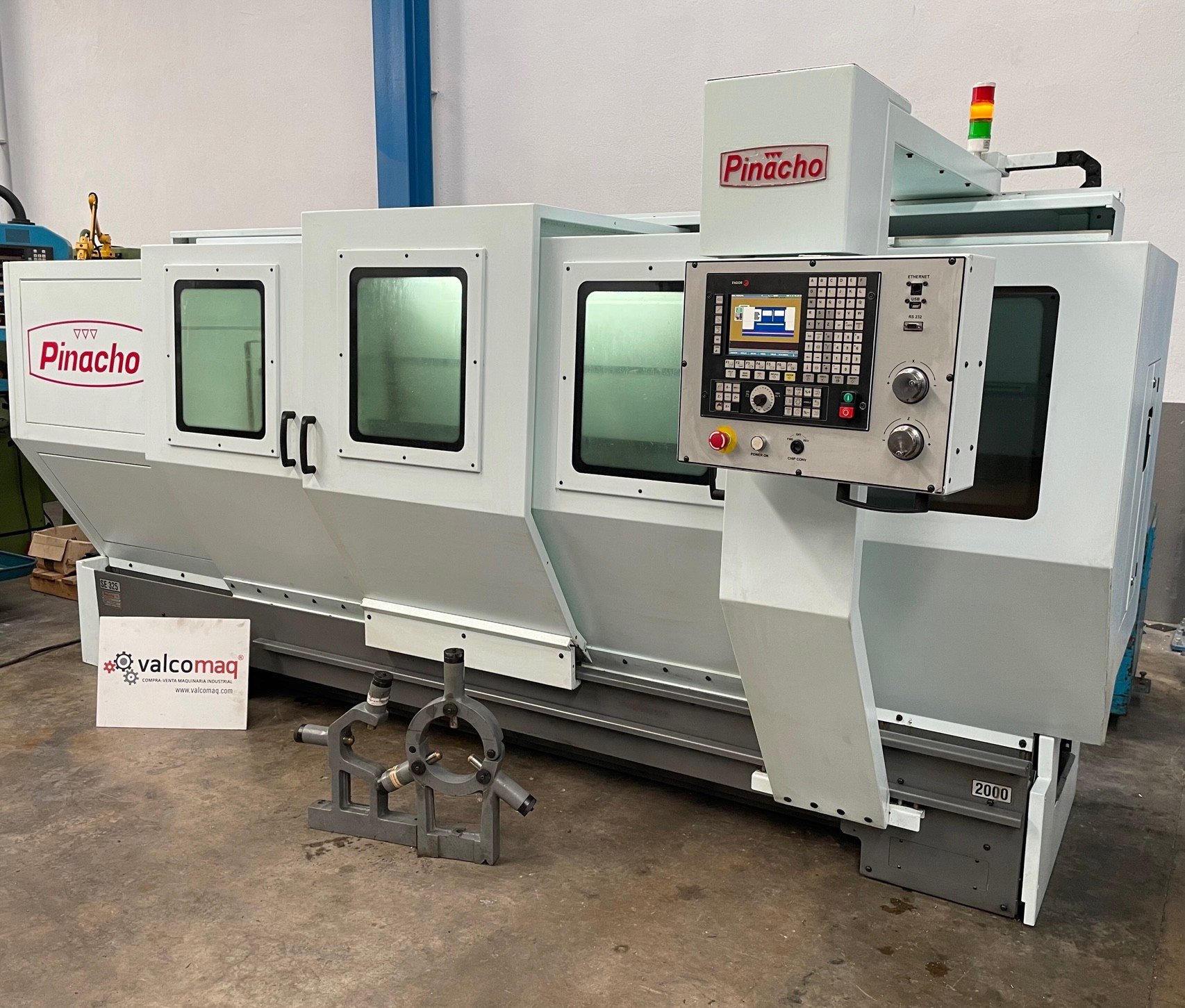 Torno Pinacho SE 325 x 2000mm e.p cnc Fagor 8037T. Tornos Metal Mecánica Torno Pinacho SE 325 x 2000mm e.p cnc Fagor 8037T. Tornos Metal Mecánica