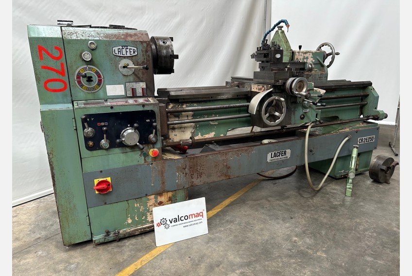 Lacfer Lathe model C-R-2E-250 x 1,5mts e.p