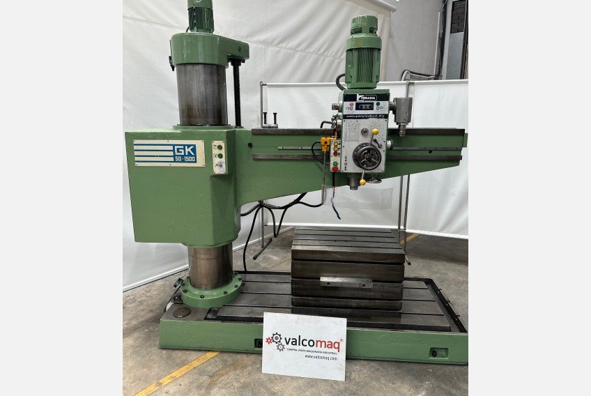 Foradia radial drill model GK 50/1500, hydraulic blocks