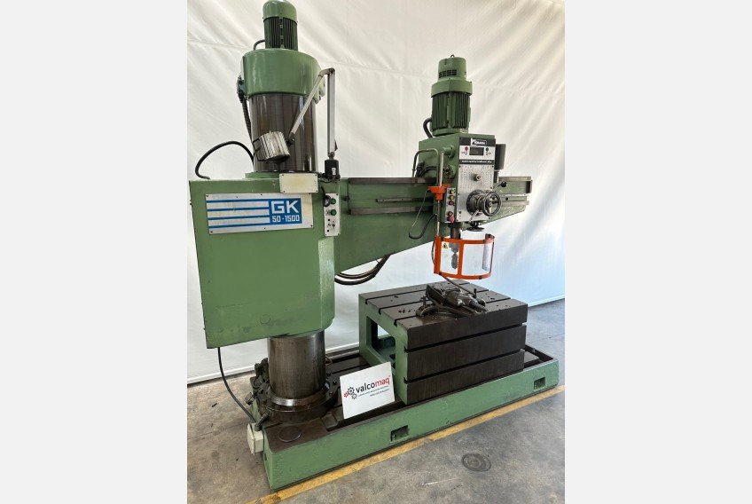 Foradia radial drill model GK 50/1500, hydraulic blocks