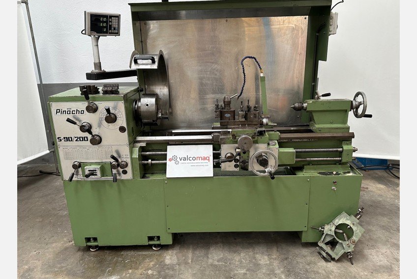 Pinacho lathe model S90 200 x 1150mm e.p, with Fagor dimension display