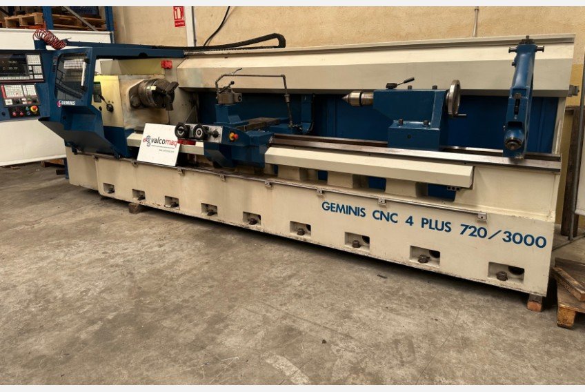 Torno CNC Geminis 4 Plus 720 x 3000 mm