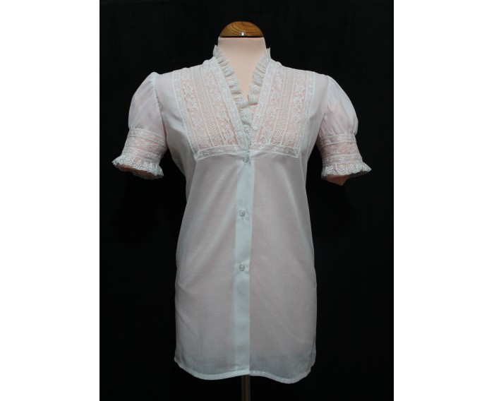 Camisa cuello  de pico