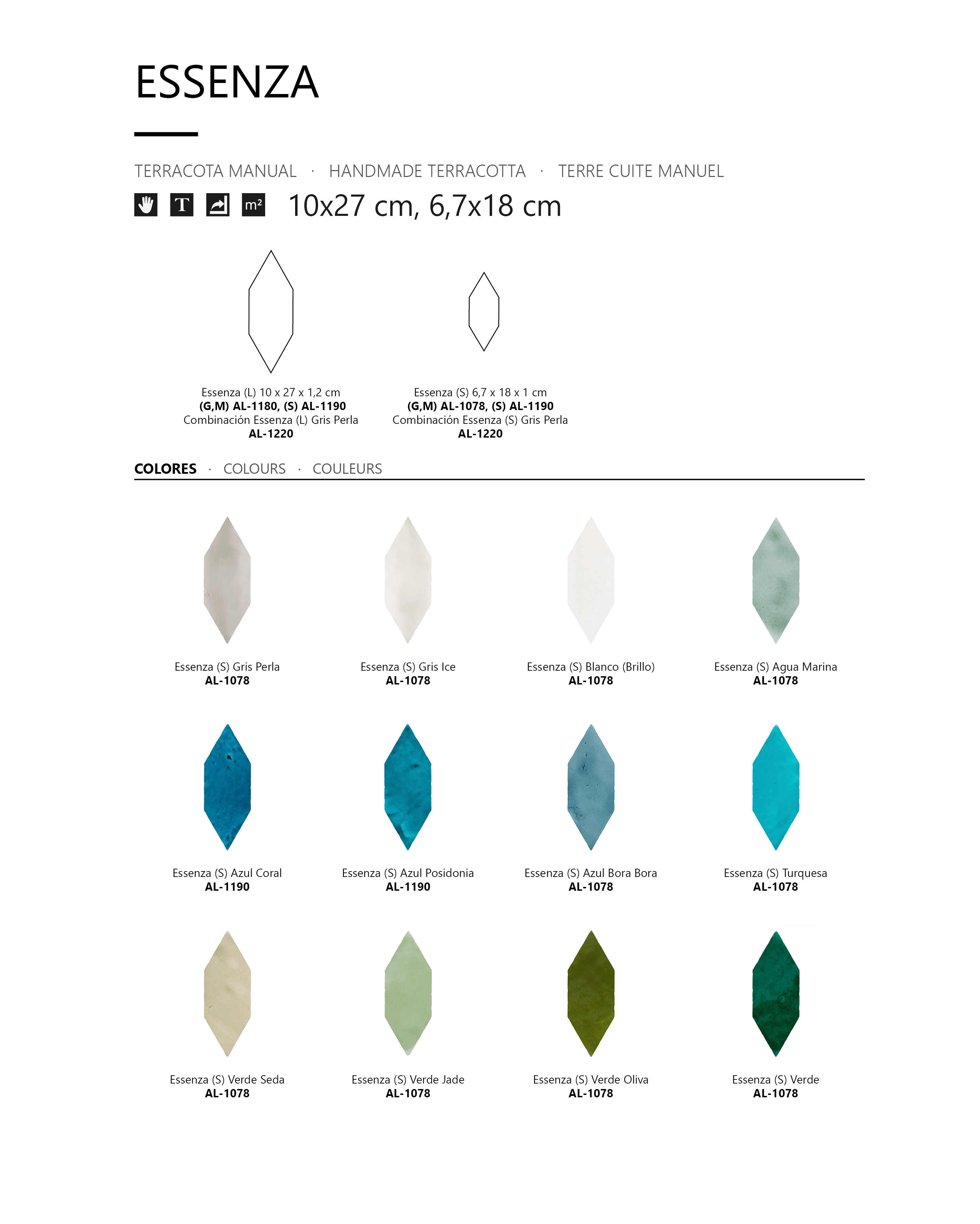 ESSENZA (L) :: Collections :: Handmade Wall Tiles :: ALTERET