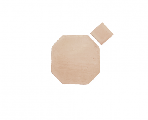 Octagon 20x20x2 cm + square 5 cm