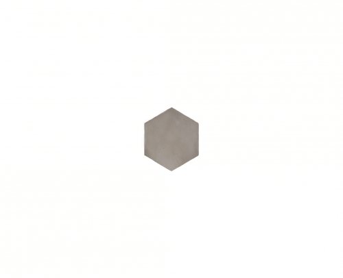 Grey Hexagon 10x10x1,3 cm