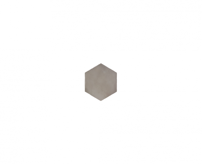 Grey Hexagon 10x10x1,3 cm