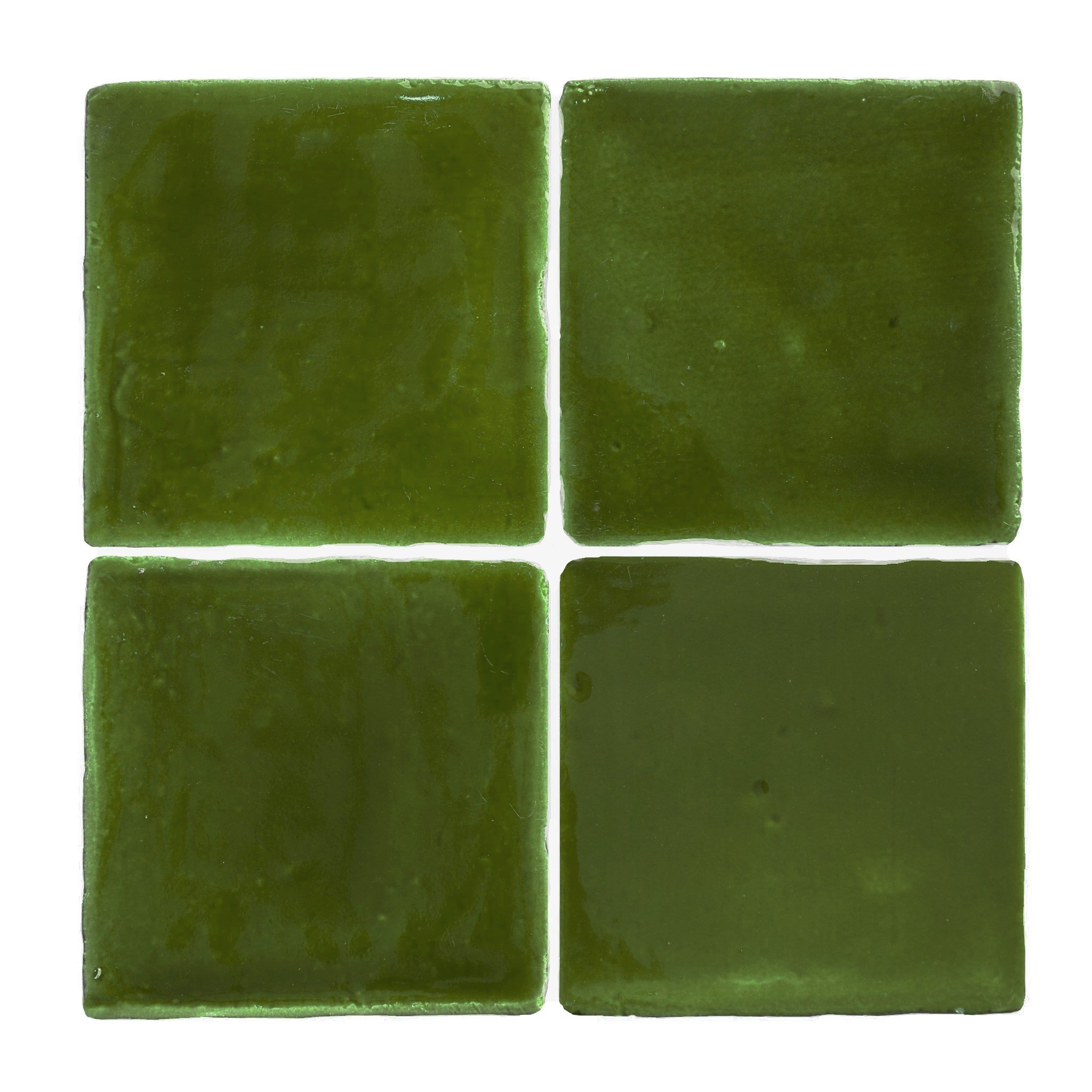 S300 Pesto Green (Gloss) Colour range Handmade Wall Tiles