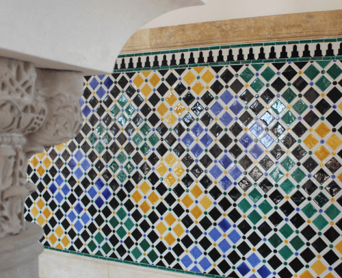 Zellige cenefa Alhambra