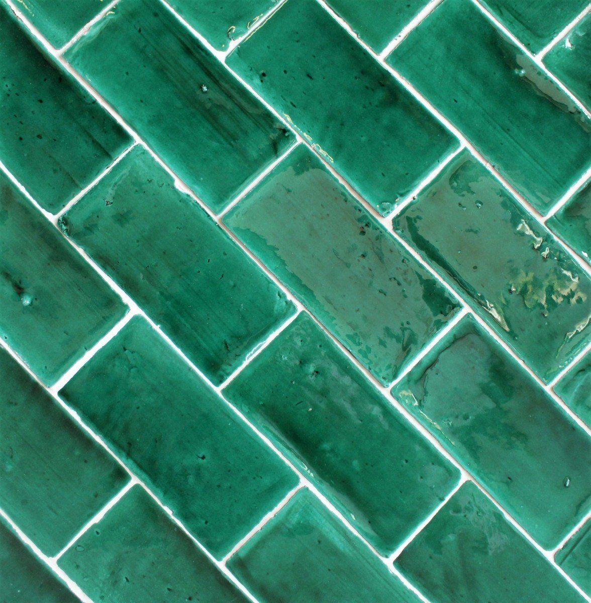 VERDE (BRILLO) :: Gama de colores :: Azulejos de Terracota Manual