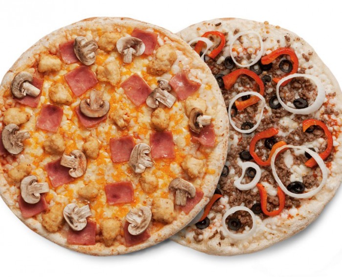 Martes irresistibles, 2 pizzas medianas