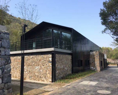 Vista exterior del Lounge Building.