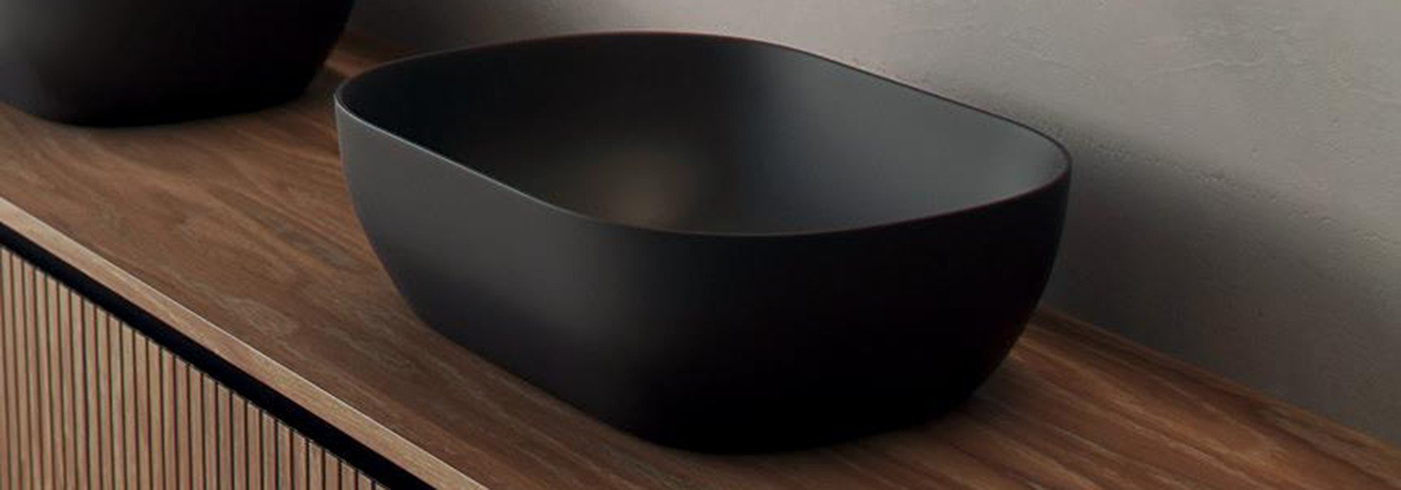 Gama de lavabos solid surface, hechos a tu medida :: Ikebe, fabrica de muebles de baño a medida, lavabos solid surface, lavabos resina, lavabos corian y complementos para el baño.
