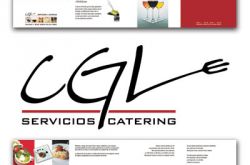 CGL Servicios de Catering. Creación de logotipo y tríptico.