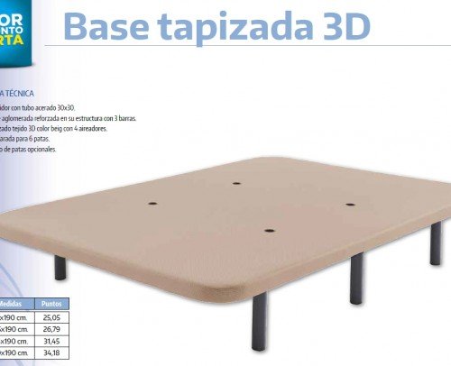 Base Tapizada 3D