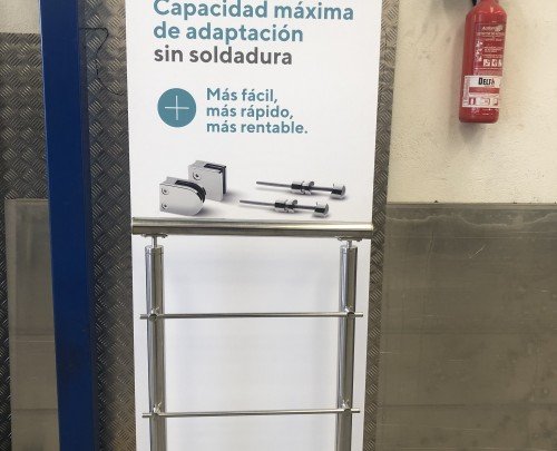 BARANDILLA TIPO KIT EN ACERO INOXIDABLE