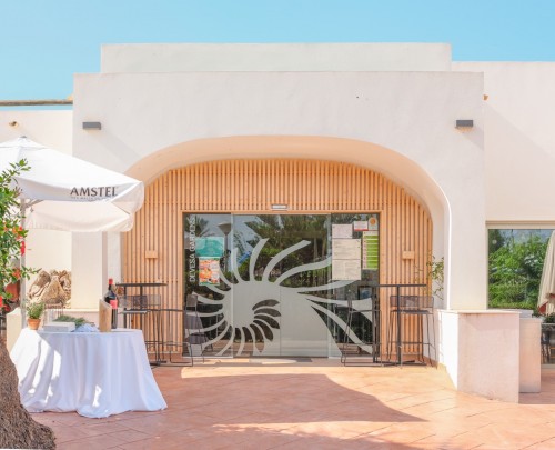 Puerta automática de cristal 