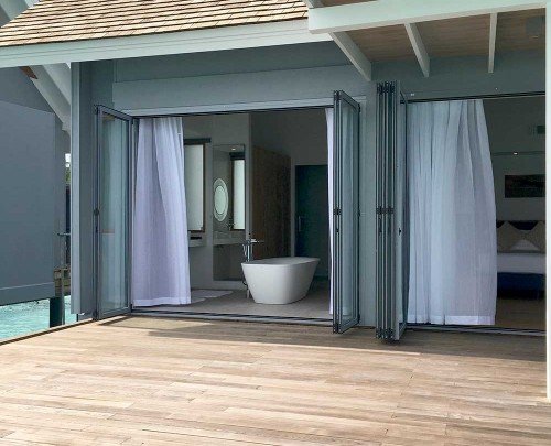 Puertas plegables de aluminio 