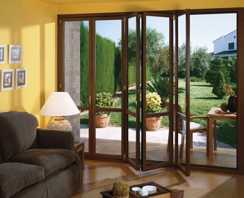Cerramiento plegable aluminio 