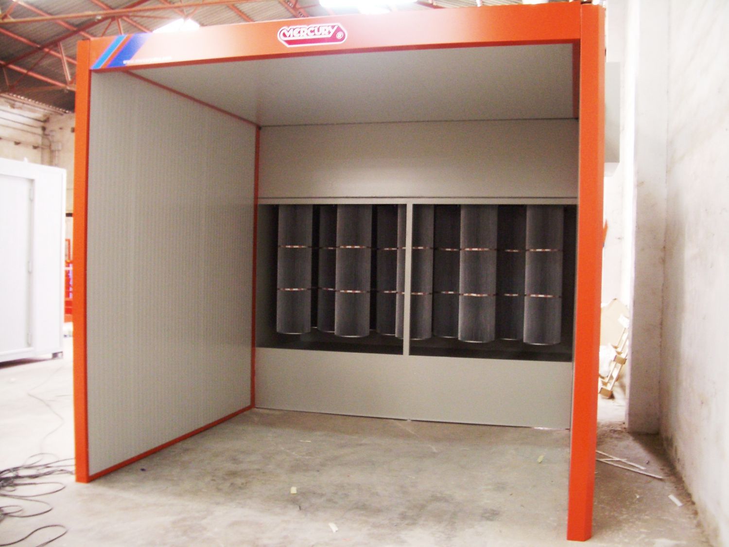 Cabinas de pintura en polvo :: Mercury: Fabricante de cabinas de ...