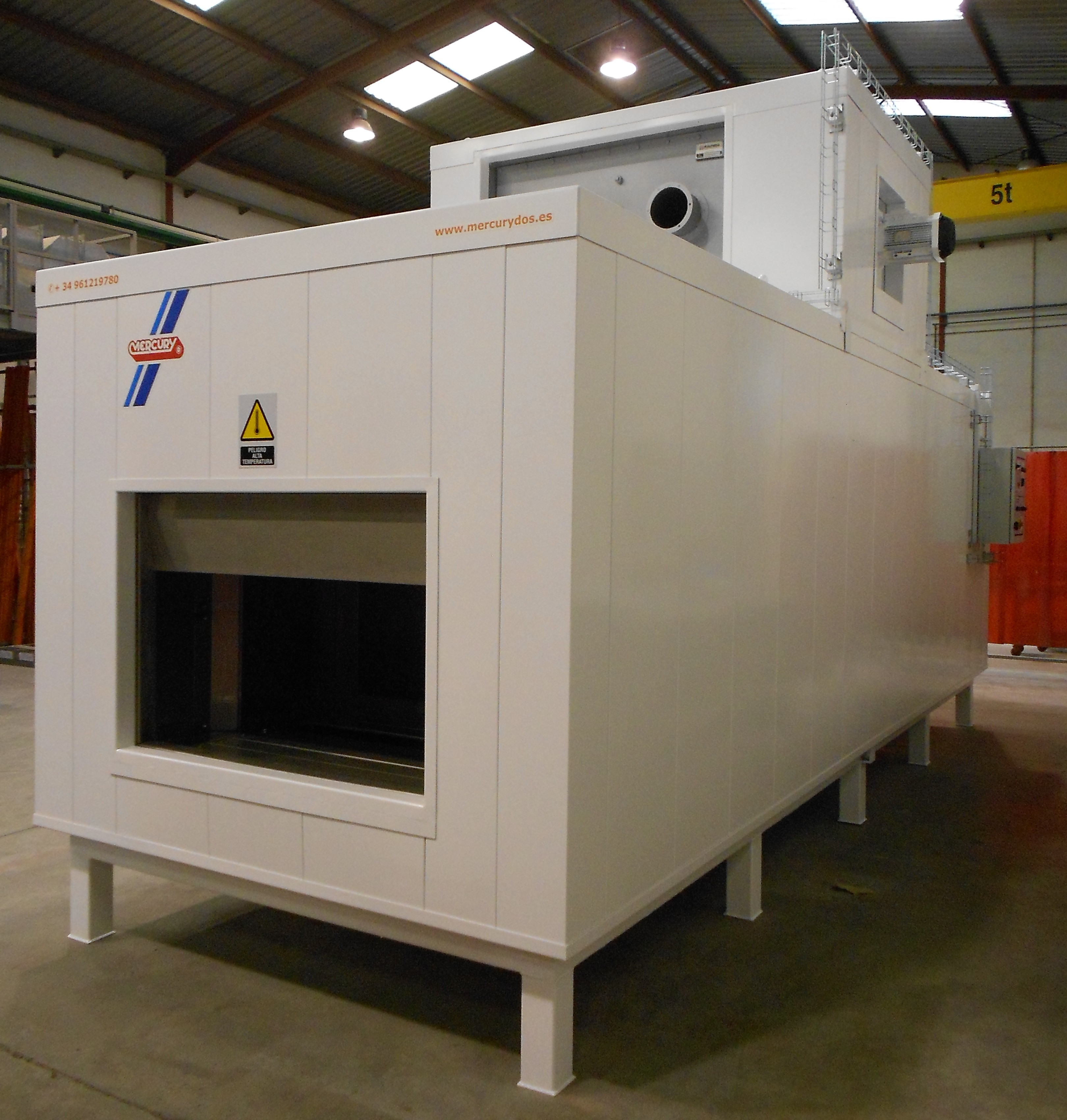 Hornos de secado :: Mercury: Fabricante de cabinas de pintado y secado