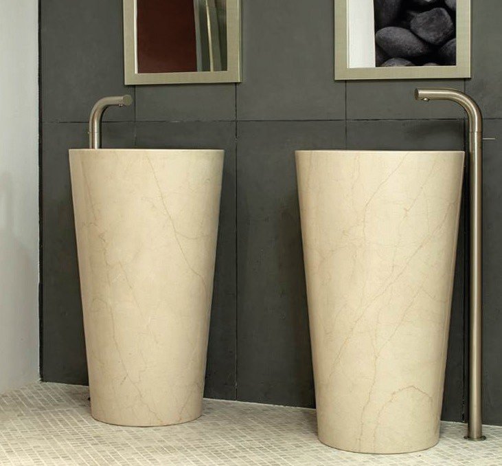 Baño en piedra natural