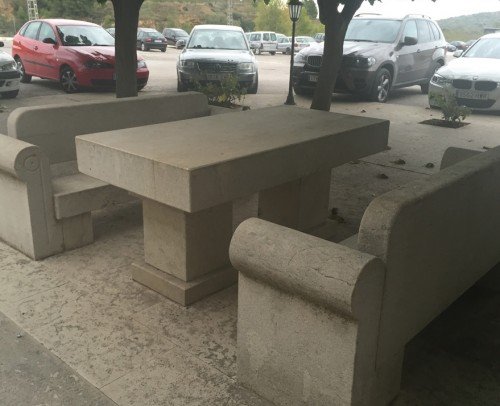 Benches and tables