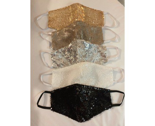 Funda de mascarilla lentejuelas