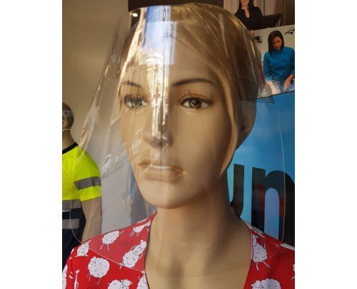 Pantalla facial reforzada