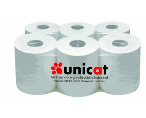 bobina papel chemine celulosa lisa pack 6 uds.