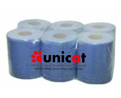 bobina papel chemine azul pack 6 uds.