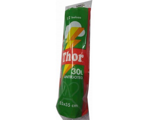 bolsa basura doméstica 52x60 aurocierre rollo 12 uds