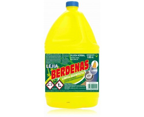 caja 3 garrafas de lejia normal de 5 litros