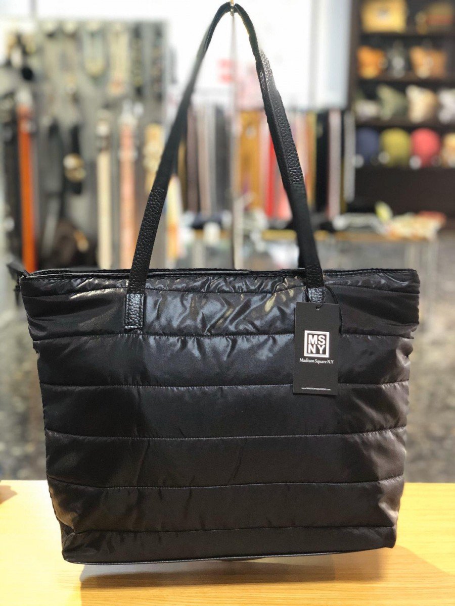 bolso acolchado tela