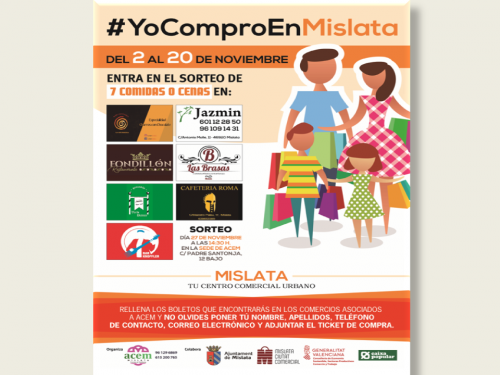 ACEM sortea ‘sabrosos’ premios a través de su nueva campaña #YoComproEnMislata