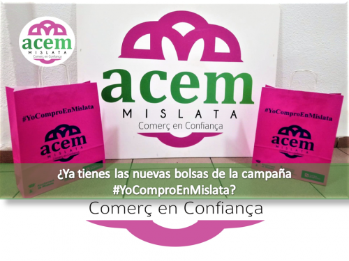 ACEM estrena las nuevas bolsas de la campaña #YoComproEnMislata