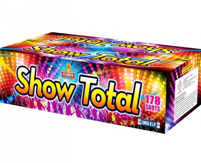 BATERIA SHOW TOTAL 178 DISPAROS  CALIBRE 25mm. CATEGORIA F2