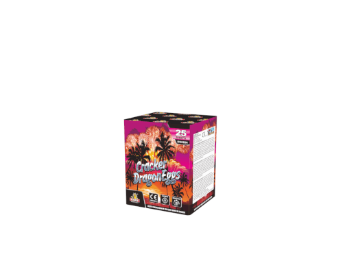 BATERIA CRACKER DRAGON EGGS. 25 DISPAROS.CAT F2.
