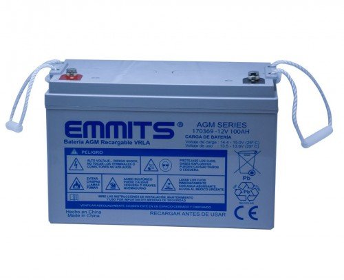 BATERIA AGM 100AH EMMITS