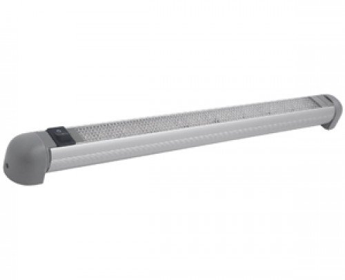 REGLETA LEDS 12V ALUMINIO CON INTERRUPTOR