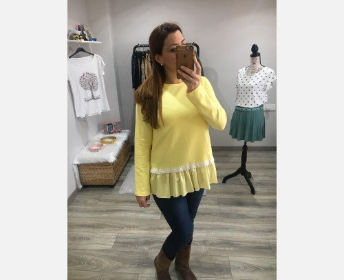 Sudadera Clara Amarillo