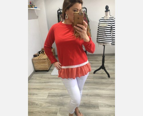 Sudadera Clara Roja