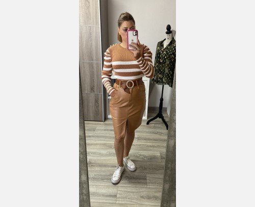 Falda Malta Camel